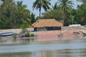 Huts of the local fishermen